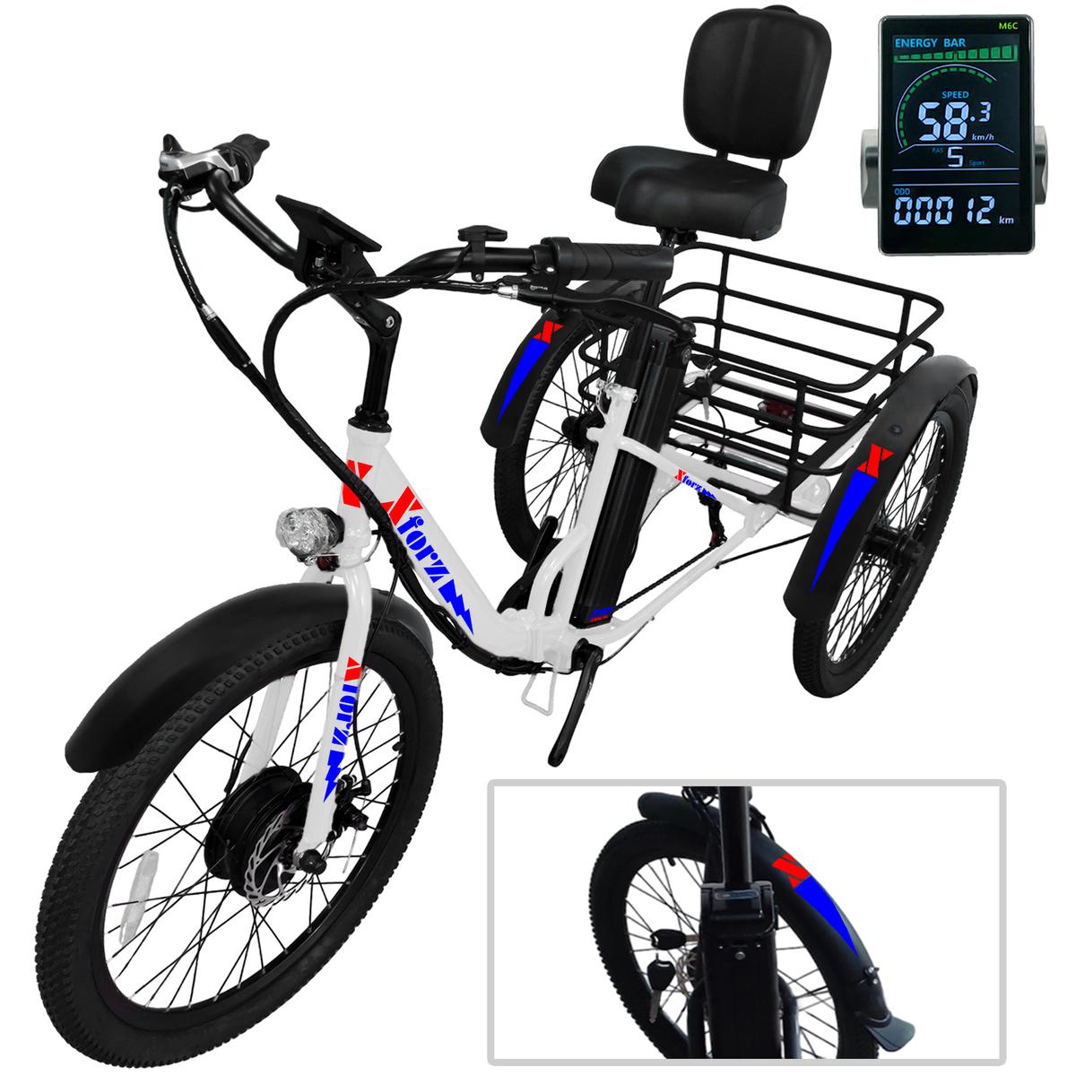 Foto 1 | Triciclo Eléctrico Mayor Movilidadventdepot Mxtpw-051 1 Pieza Multicolor