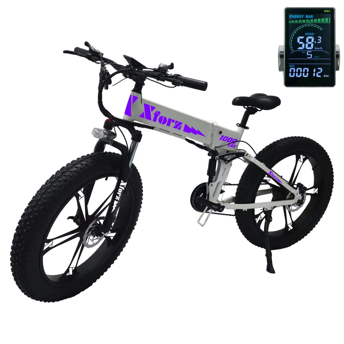 Foto 2 pulgar | Bici Eléctrica con Estructura de Aluminio VentDepot MXFAT-042 1 Pieza Multicolor