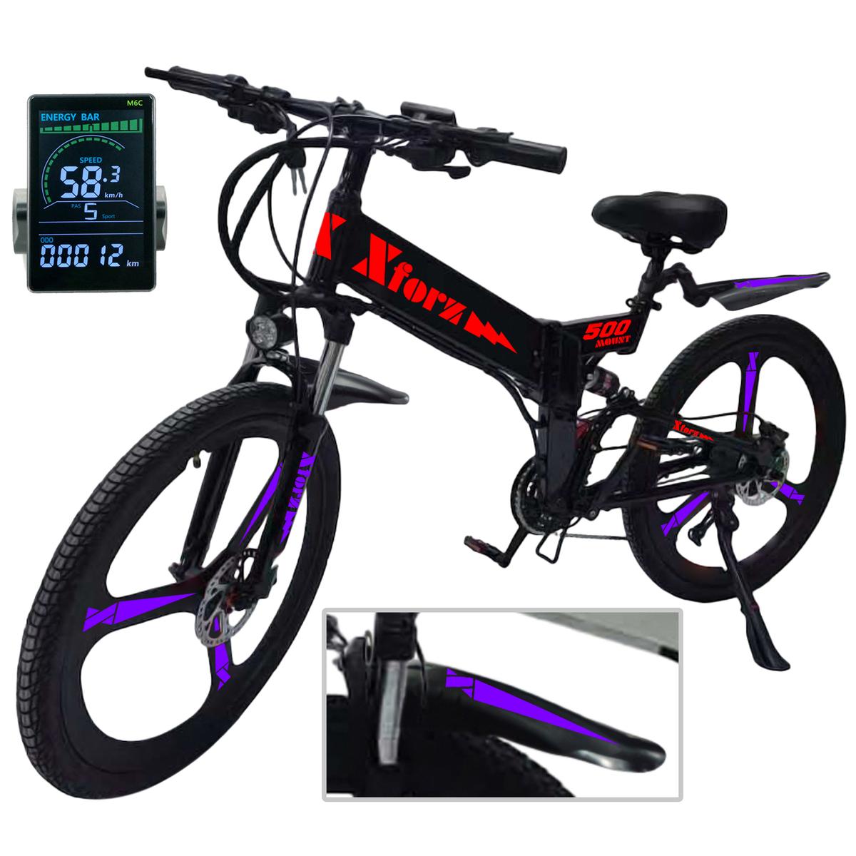 Bicicleta Batería Recargableventdepot Mxmpe-042 1 Pieza Multicolor