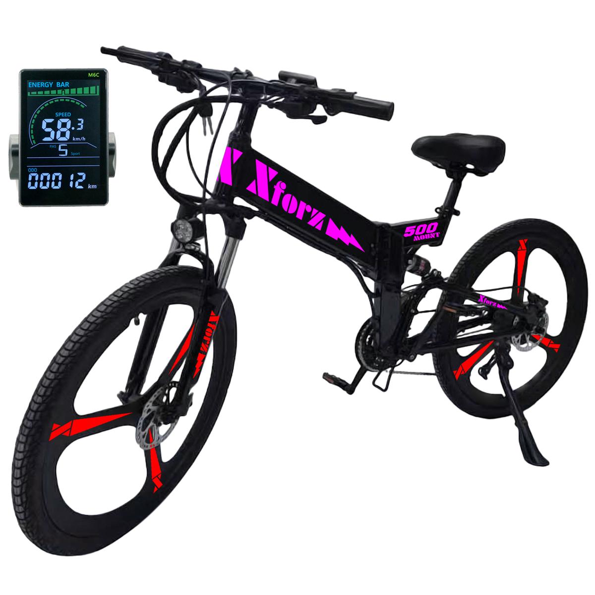 Bici Eléctrica Con Bateriaventdepot Mxmlk-021 1 Pieza Multicolor