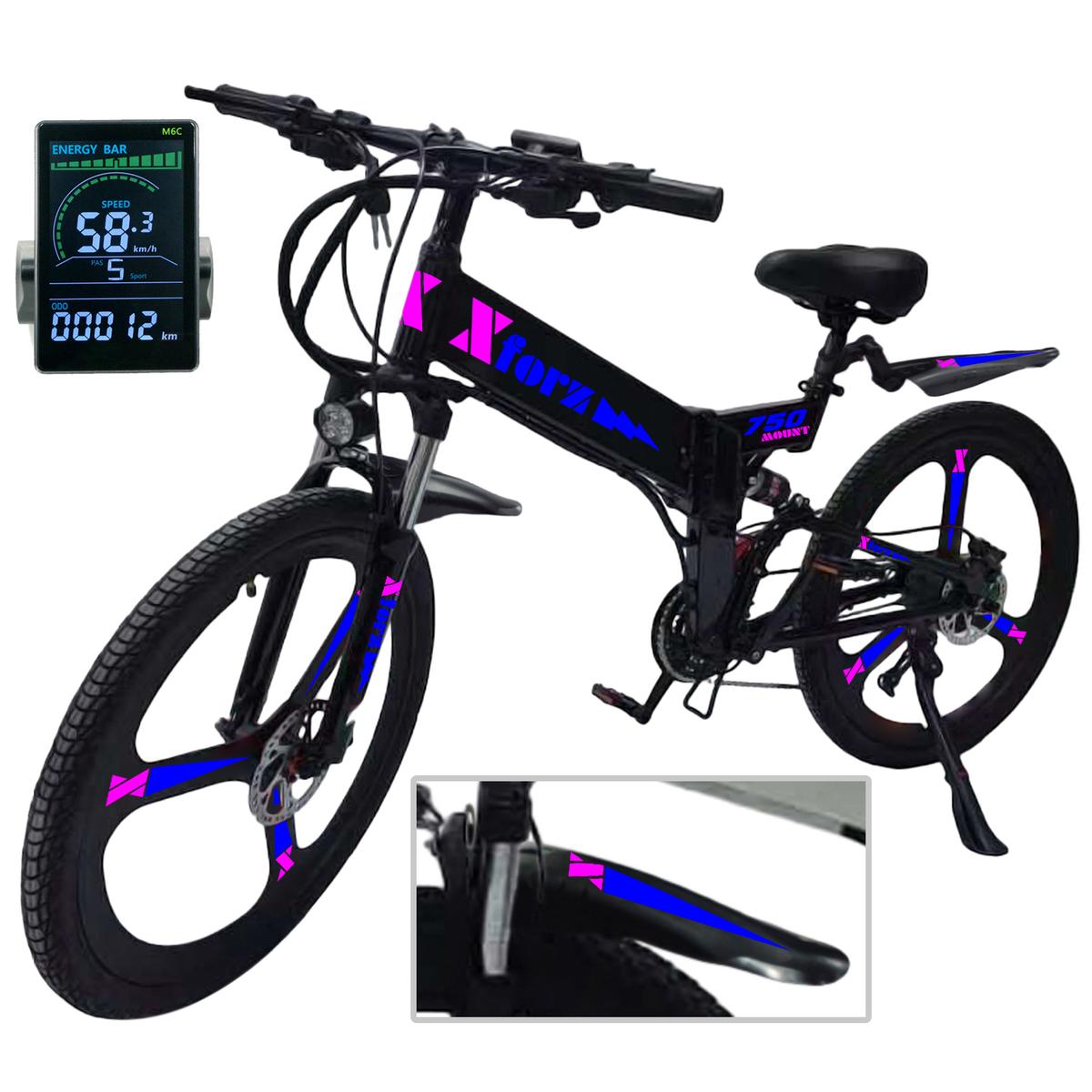 Bici Eléctrica Frenos Magnesioventdepot Mxmpb-050 1 Pieza Multicolor