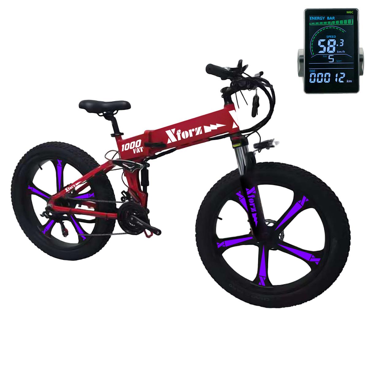 Foto 1 | Bicicleta Eléctrica De Montañaventdepot Mxfrj-035 1 Pieza Multicolor