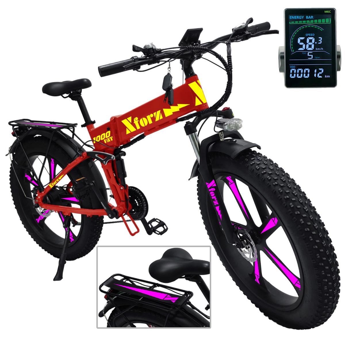 Foto 3 pulgar | Bicicleta Eléctrica De 21 Velocidadventdepot Mxfjt-045 1 Pieza Multicolor