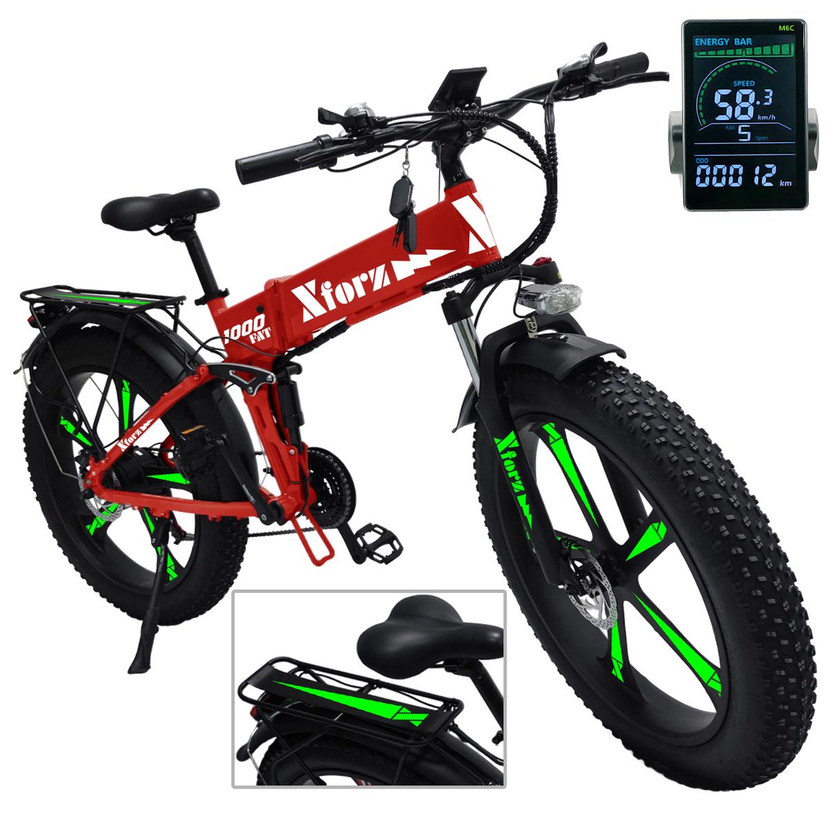 Fat Bike Eléctricaventdepot Mxfjt-034 1 Pieza Multicolor