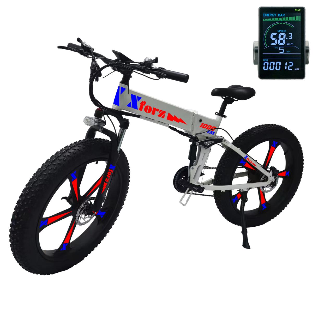 Foto 1 | Bici con Motor Eléctrico VentDepot MXFAT-052 1 Pieza Multicolor