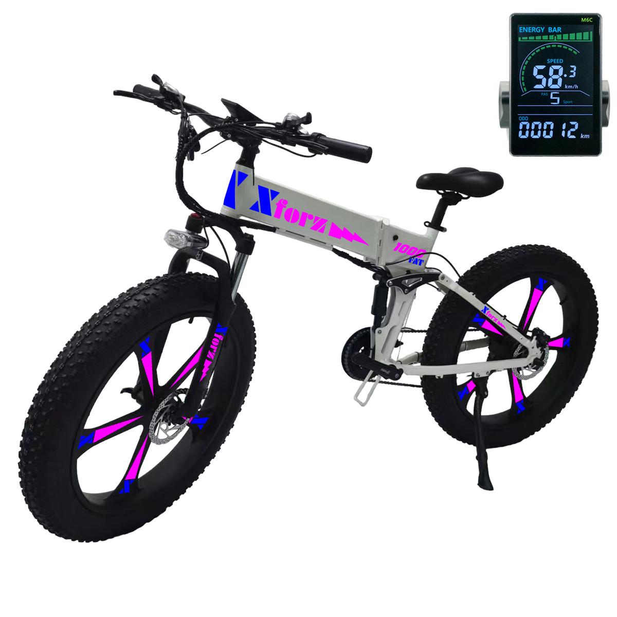 Foto 2 pulgar | E-Bike con Alta Estabilidad VentDepot MXFAT-050 1 Pieza Multicolor