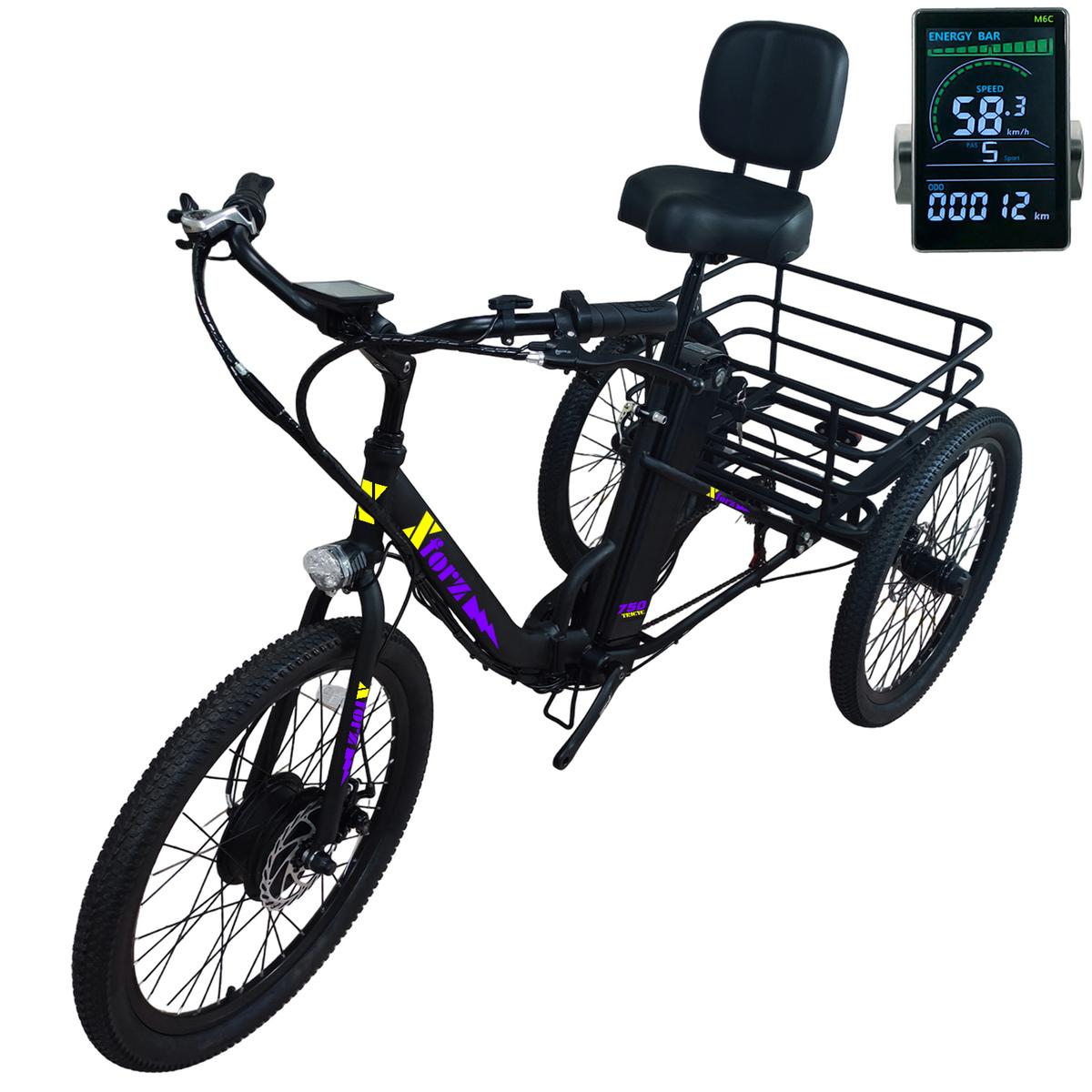 Triciclo Eléctrico VentDepot MXTLB-064 1 Pieza Multicolor