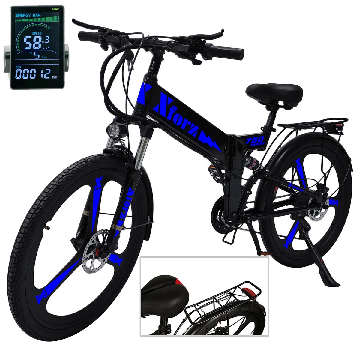 Bici Eléctrica Con Bateriaventdepot Mxmtl-001 1 Pieza Multicolor