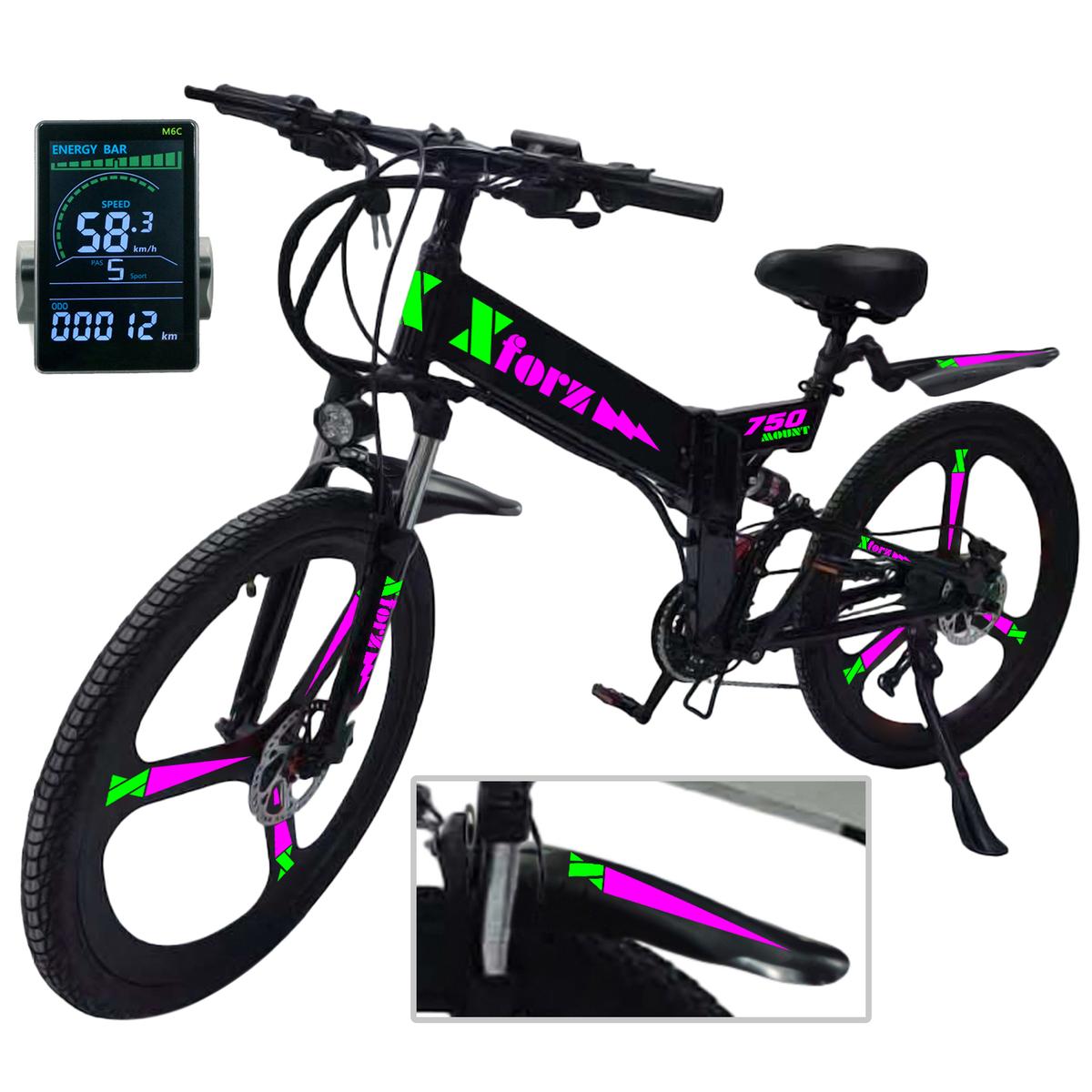 Foto 1 | Bicicleta Eléctrica Rod 26ventdepot Mxmpb-055 1 Pieza Multicolor