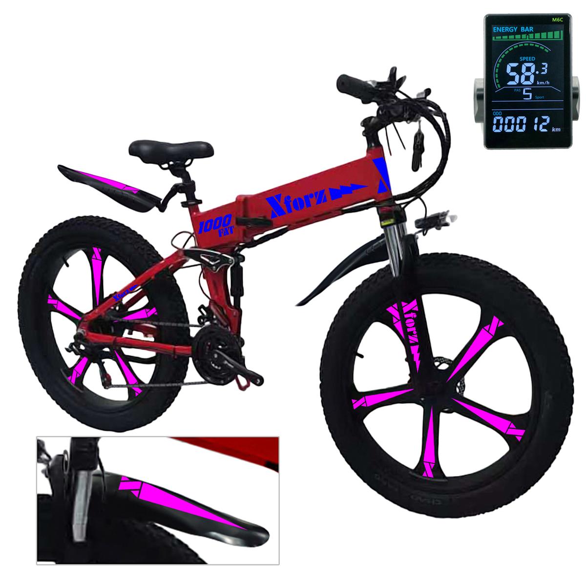 Foto 2 | Fat Bike Eléctricaventdepot Mxfrp-007 1 Pieza Multicolor