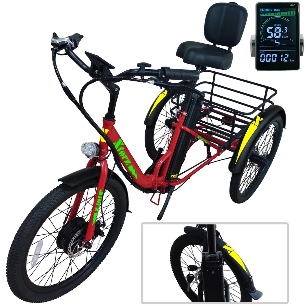 Triciclo Eléctrico Recargableventdepot Mxtpj-045 1 Pieza Multicolor