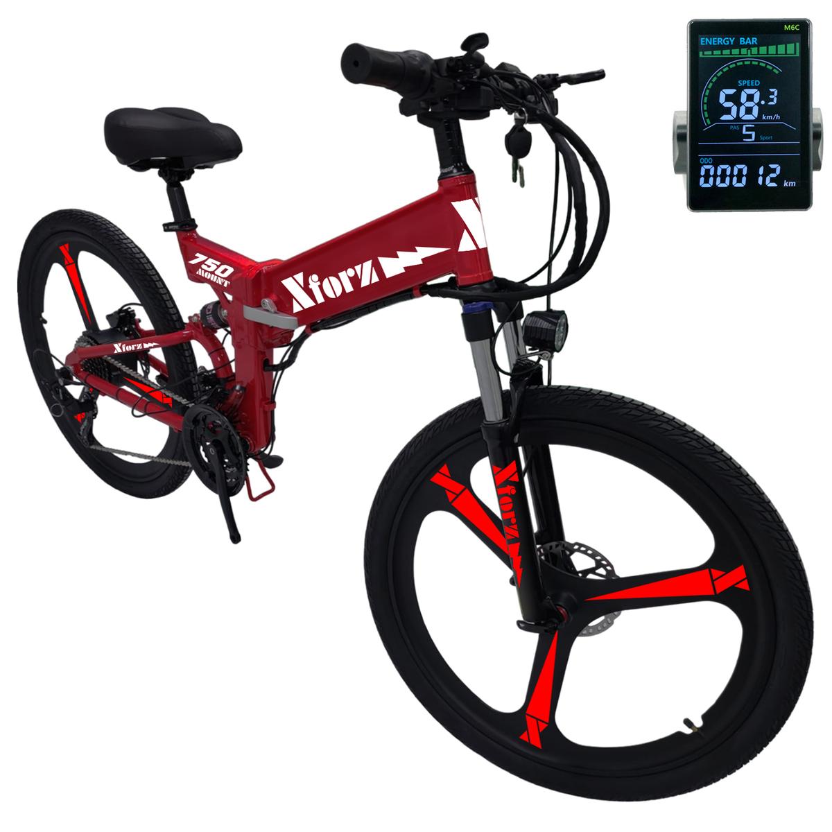 Bicicleta Eléctrica VentDepot MXMLJ-036 1 Pieza Multicolor