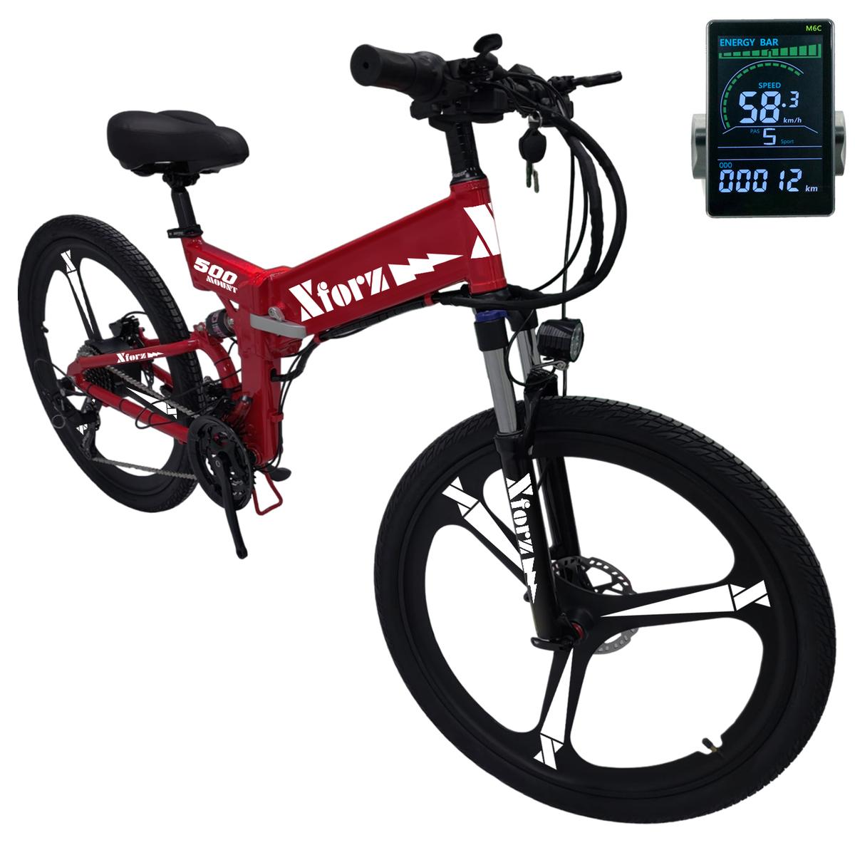 Bicleta De Montaña Eléctricaventdepot Mxmij-004 1 Pieza Multicolor