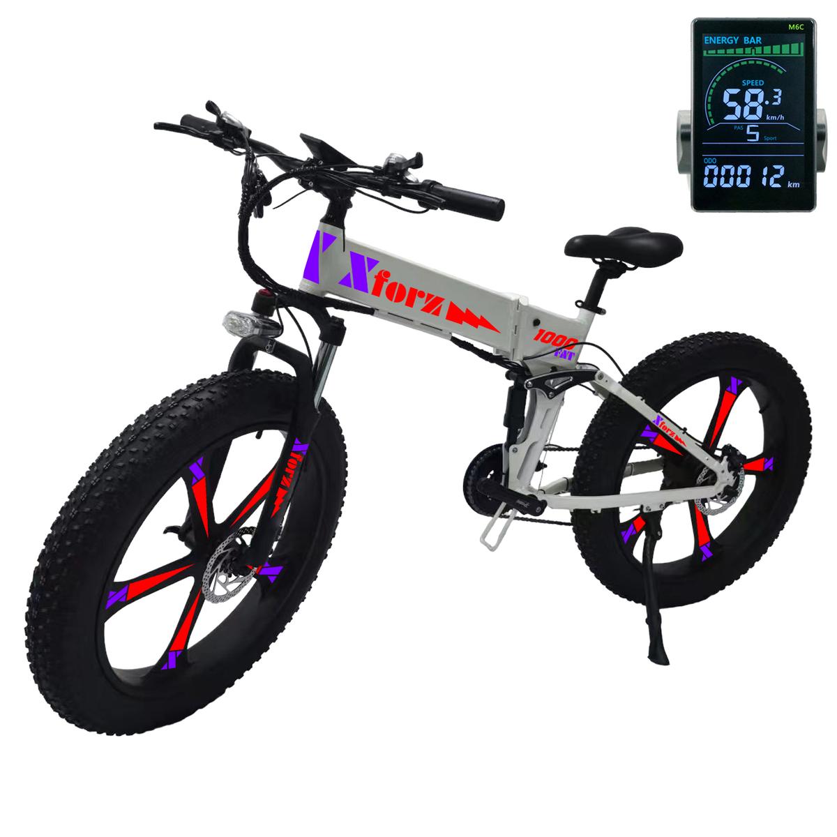 Foto 2 pulgar | Bicicleta Eléctrica De Montañaventdepot Mxfat-063 1 Pieza Multicolor