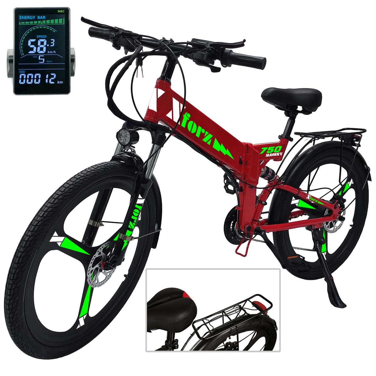 Foto 2 pulgar | Bicicleta Eléctrica Rod 26ventdepot Mxmoj-058 1 Pieza Multicolor