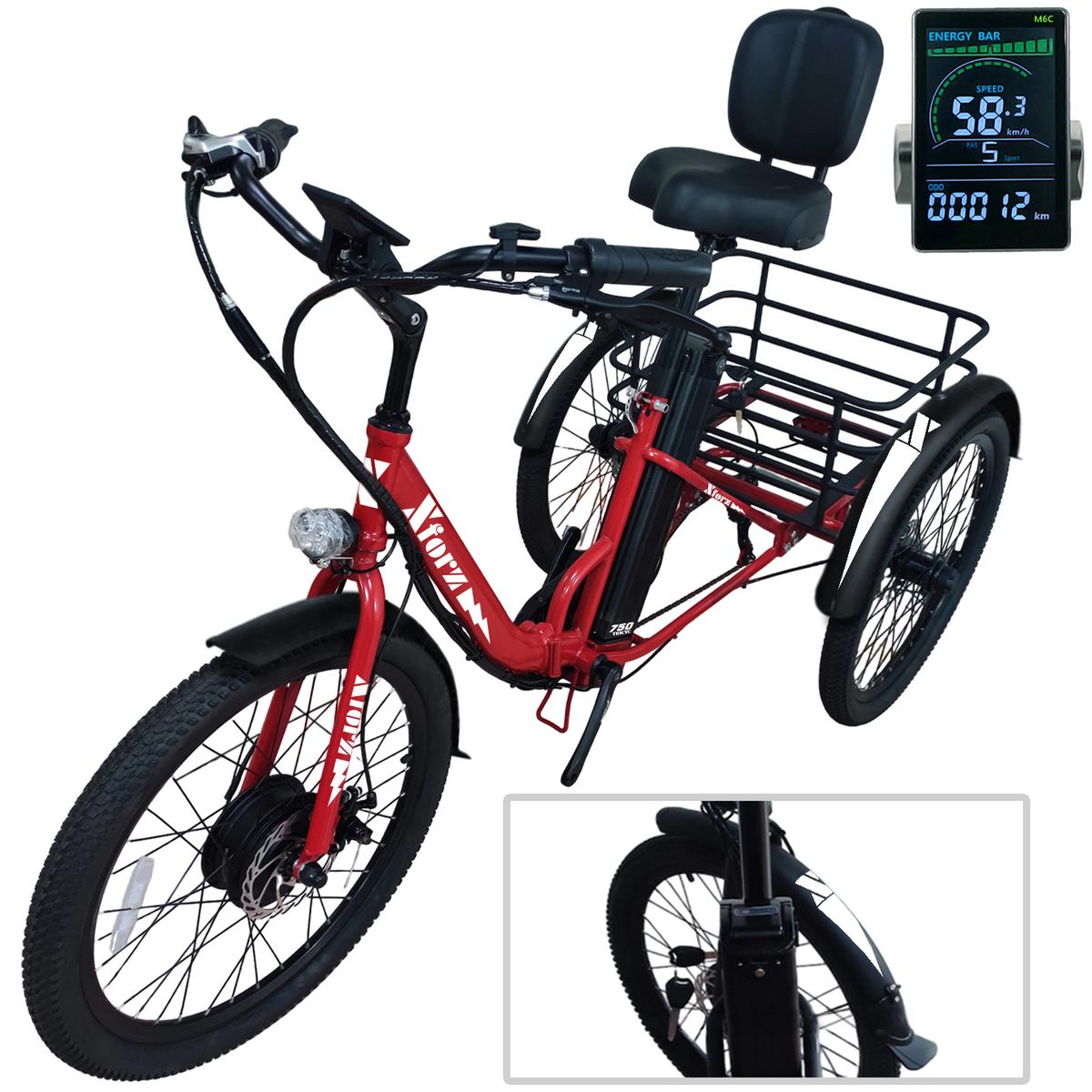 Triciclo Eléctrico Motorventdepot Mxtpj-004 1 Pieza Multicolor