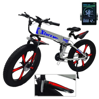 Foto 1 | Bicicleta Eléctrica Plegable Fat 1000 Pro White con Alarma Antirrobo y Pantalla Multicolor