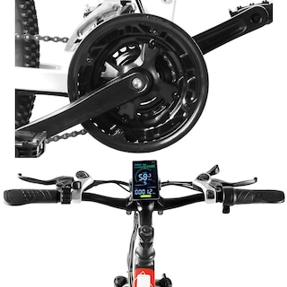 Foto 3 | Bicicleta Eléctrica Plegable Fat 1000 Pro White con Alarma Antirrobo y Pantalla Multicolor
