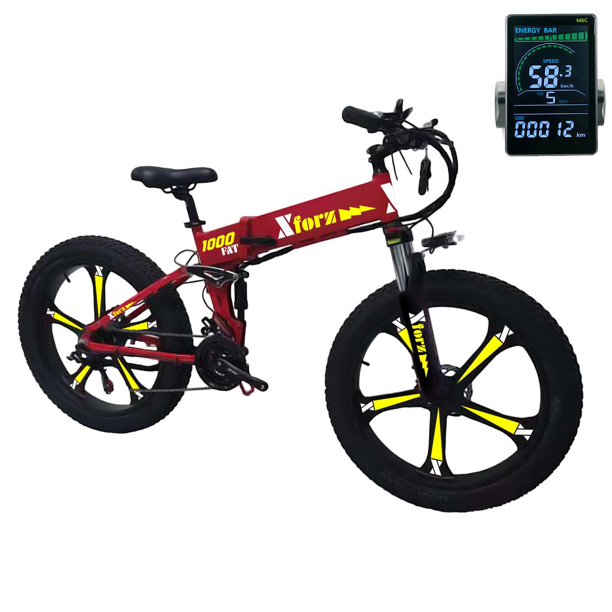 Foto 2 pulgar | Bicicleta Eléctrica Tipo Fatventdepot Mxfrj-060 1 Pieza Multicolor