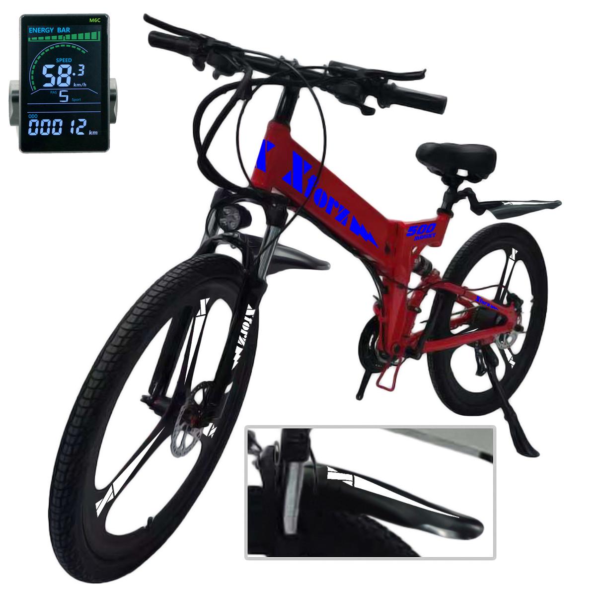 Bici Eléctrica Modo Asistidoventdepot Mxmrj-009 1 Pieza Multicolor