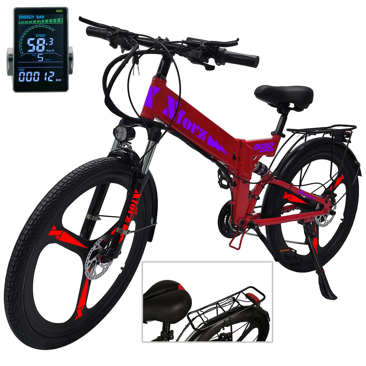 Foto 2 pulgar | Bicicleta Eléctrica Modo Asistidoventdepot Mxmuj-042 1 Pieza Multicolor
