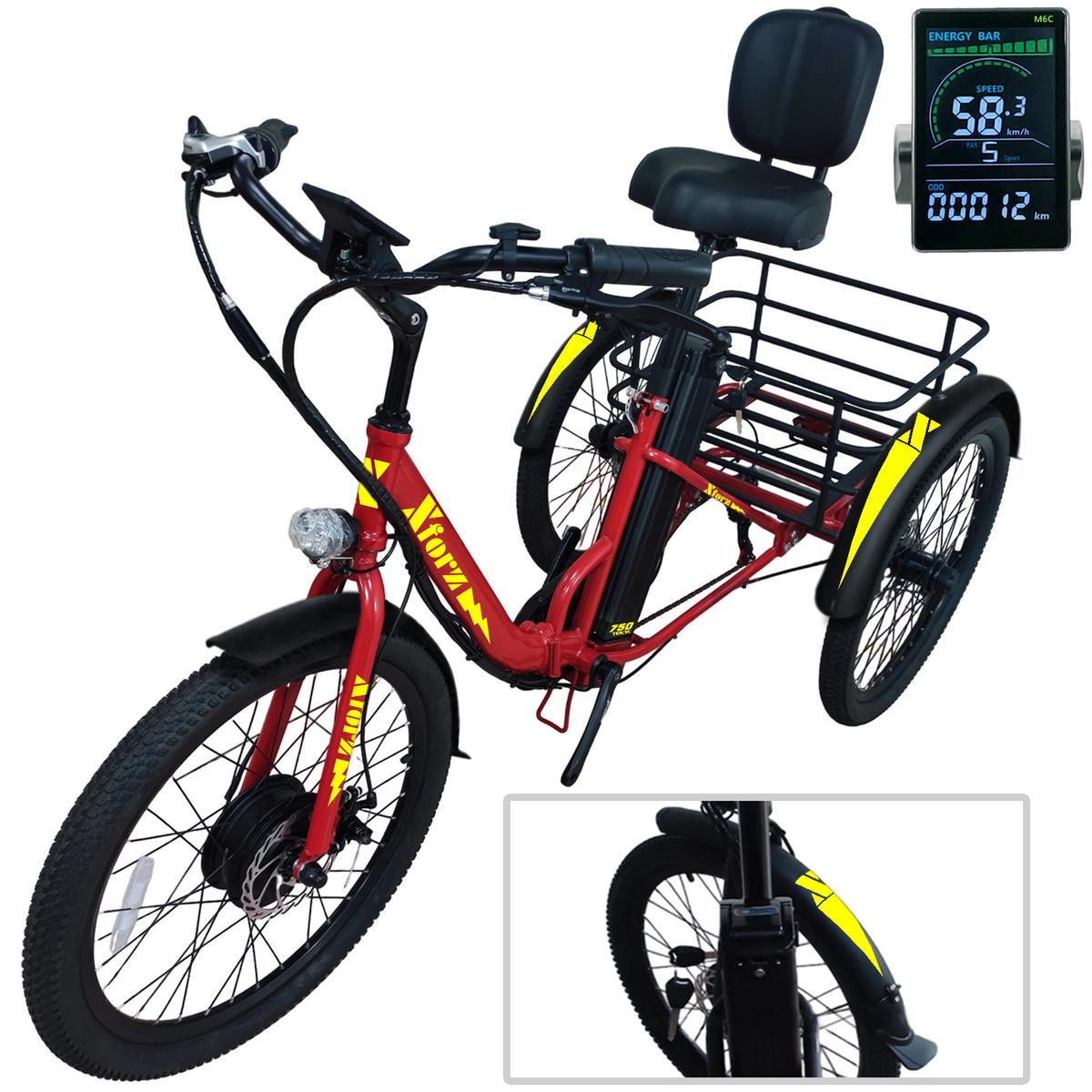Foto 1 | Triciclo Motor Eléctricoventdepot Mxtpj-006 1 Pieza Multicolor