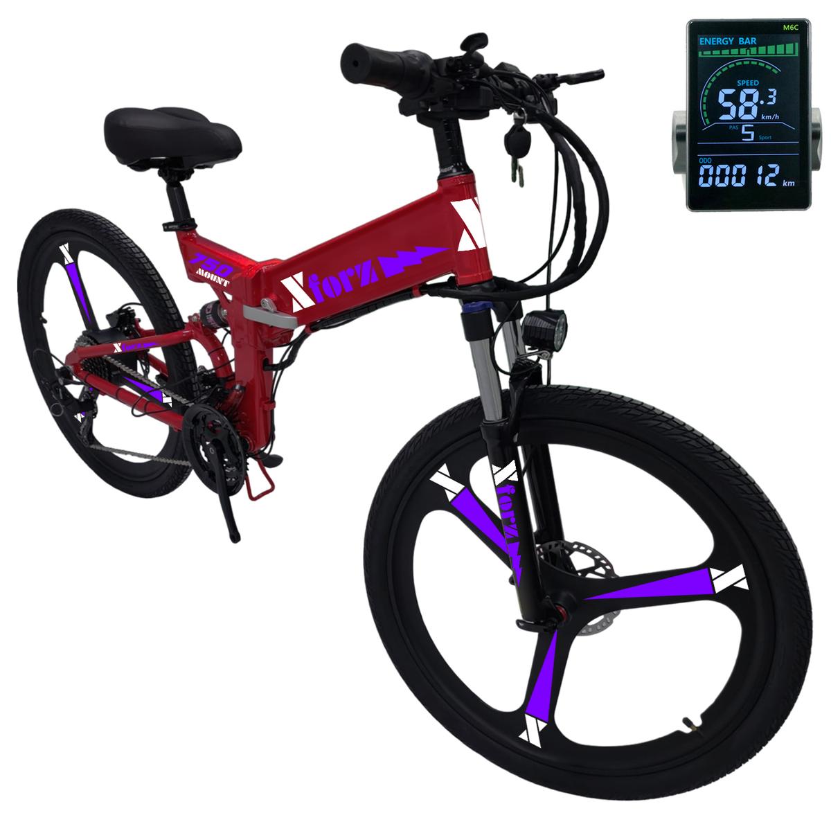 Bicicleta Con Luz Ledventdepot Mxmlj-059 1 Pieza Multicolor