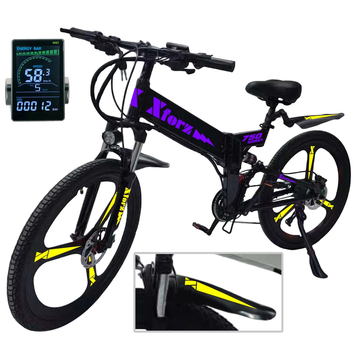 Bicicleta Batería Recargableventdepot Mxmpb-048 1 Pieza Multicolor