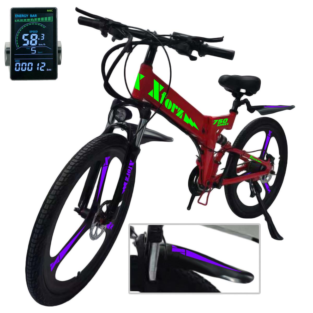 Foto 2 pulgar | Bici Plegable De Aluminioventdepot Mxmpj-029 1 Pieza Multicolor