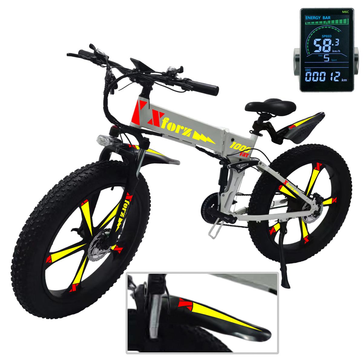 Foto 3 pulgar | Bici Electrica Con 21 Velocidadesventdepot Mxfwp-060 1 Pieza Multicolor