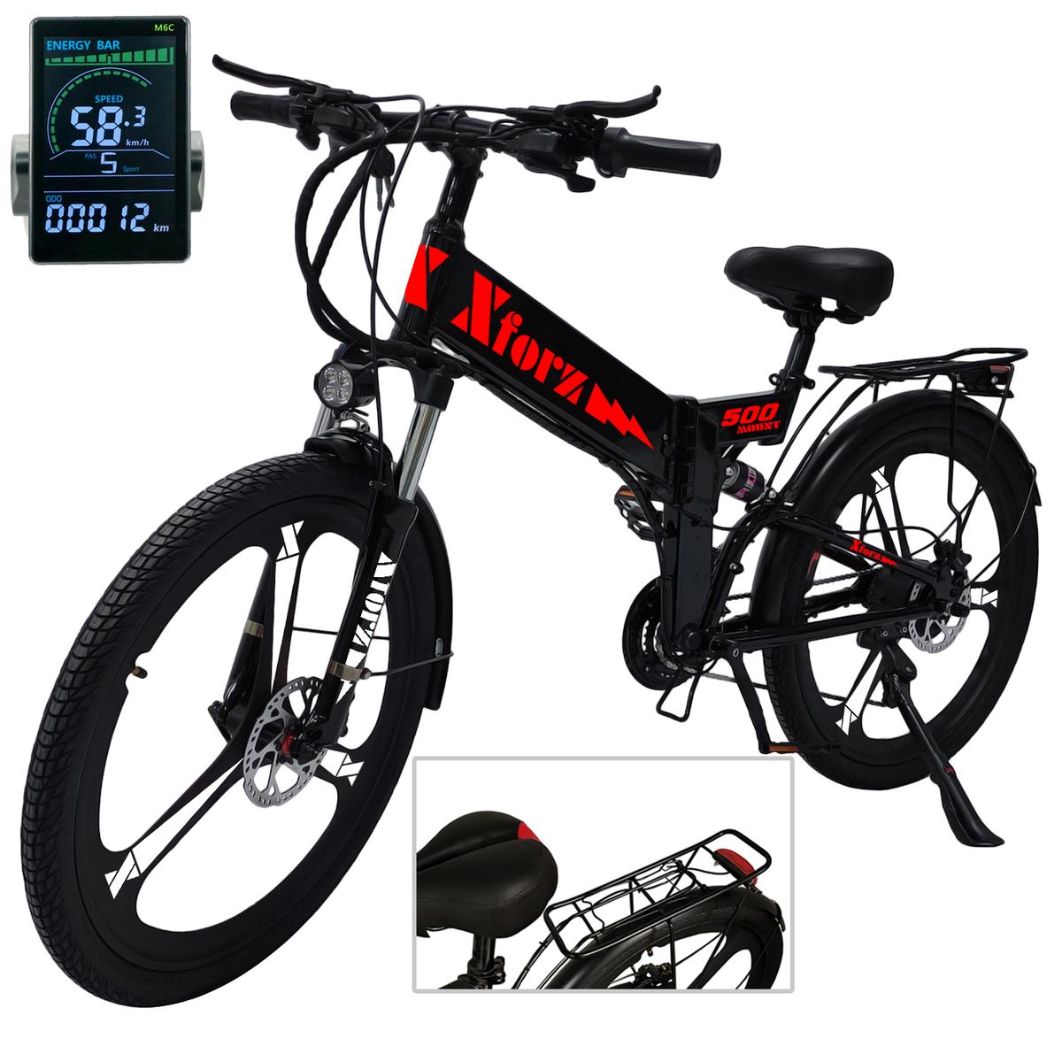 Bicleta De Montaña Eléctricaventdepot Mxmog-036 1 Pieza Multicolor