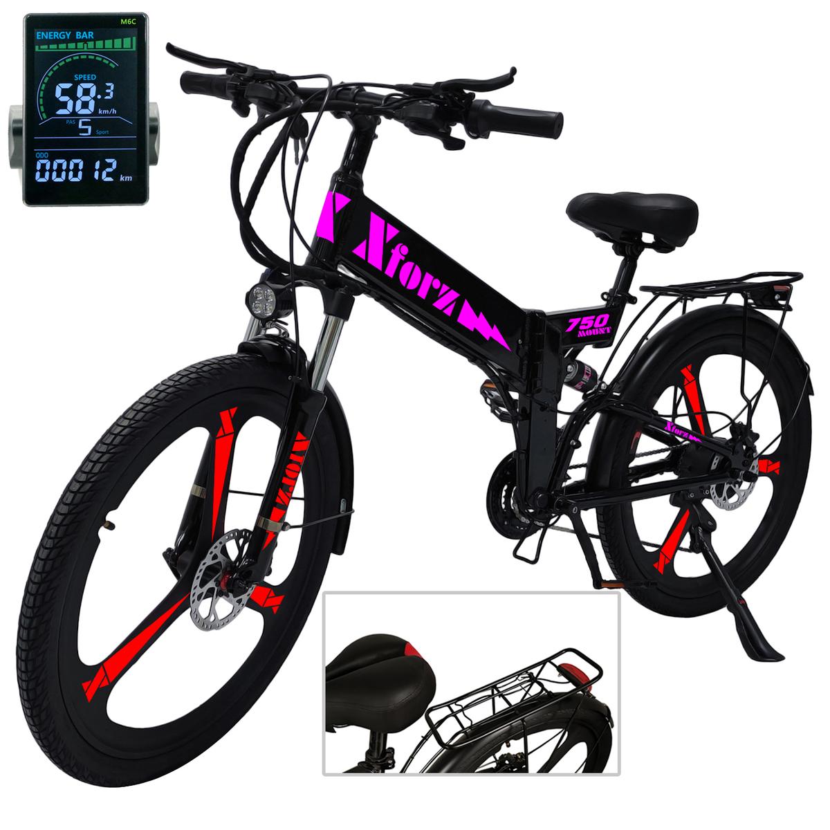Foto 1 | Bicicleta Batería Recargableventdepot Mxmtl-021 1 Pieza Multicolor
