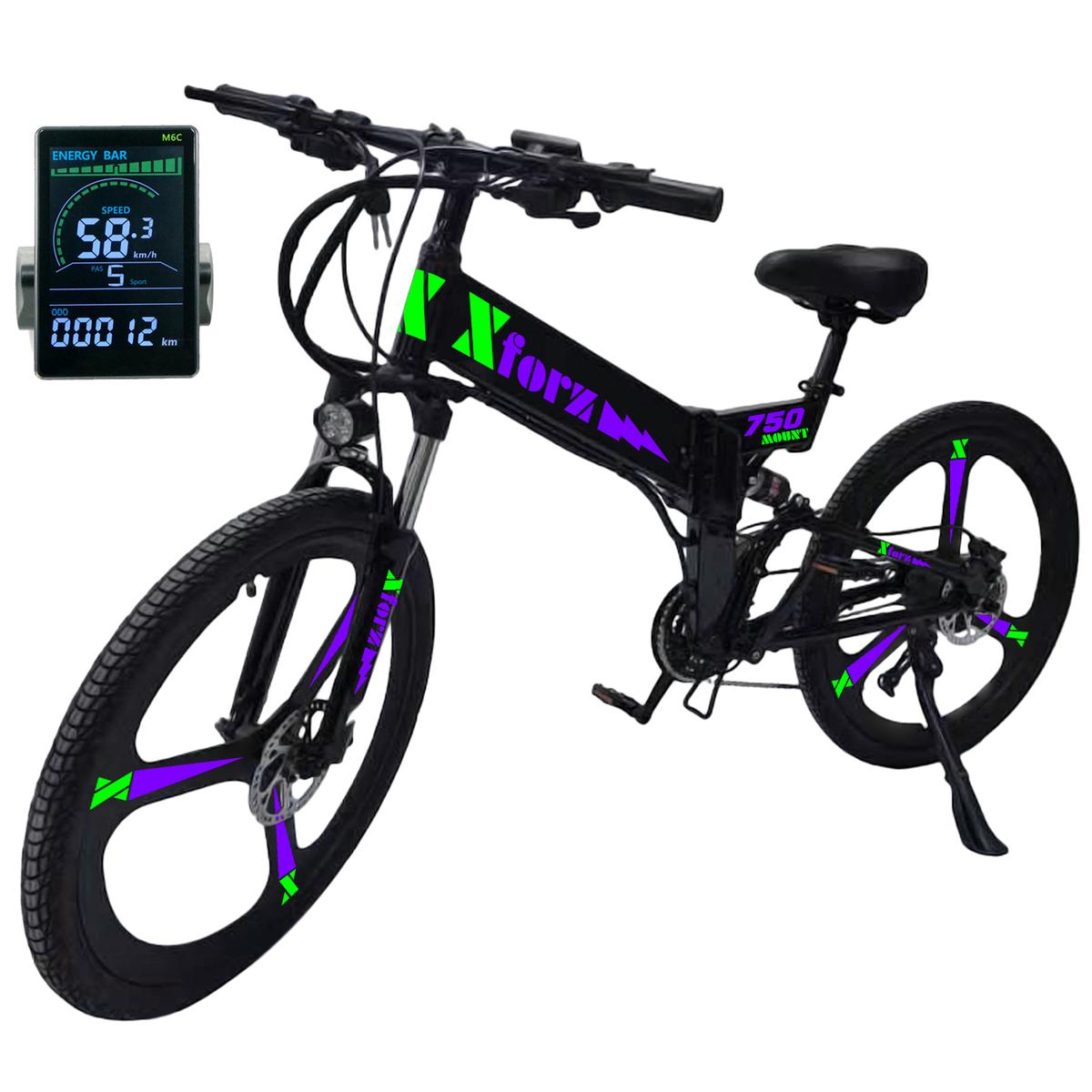 E-bike Con Stickersventdepot Mxmlb-062 1 Pieza Multicolor