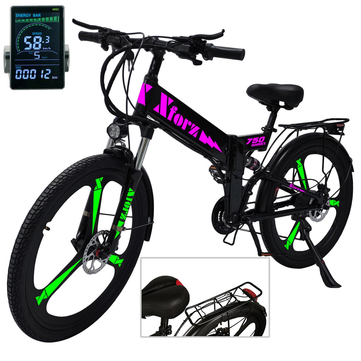 Foto 3 pulgar | E-bike Montaña 27 Velventdepot Mxmtl-027 1 Pieza Multicolor