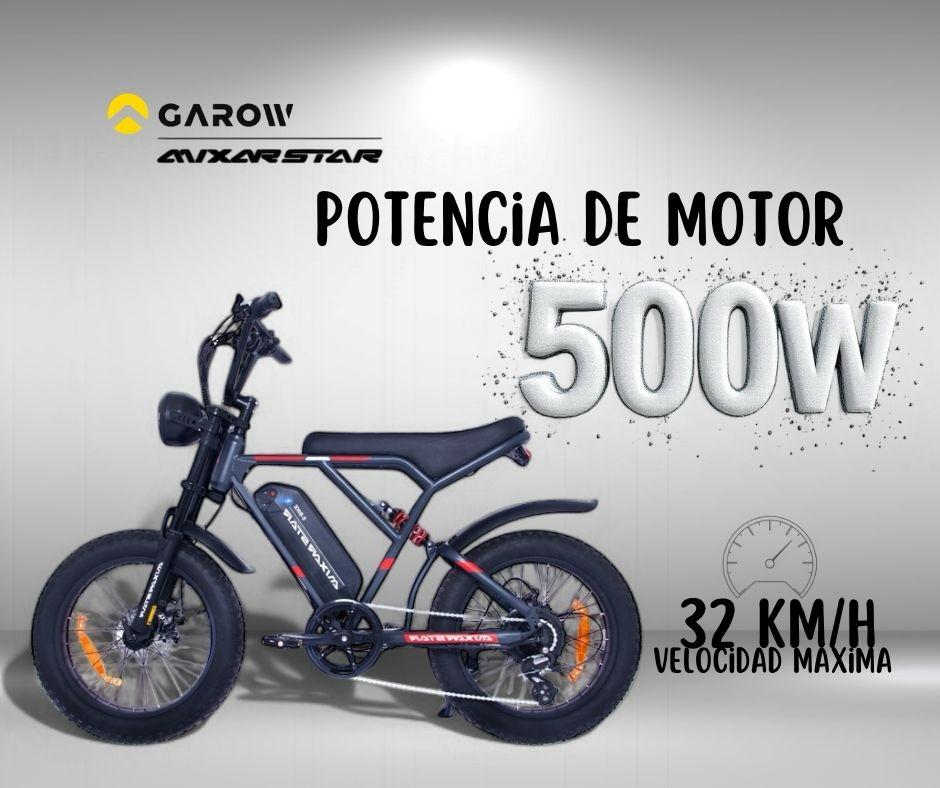 Foto 3 pulgar | Bicicleta Eléctrica Montaña Motor 500w 40km/h Para Adultos Mx18 GAROW