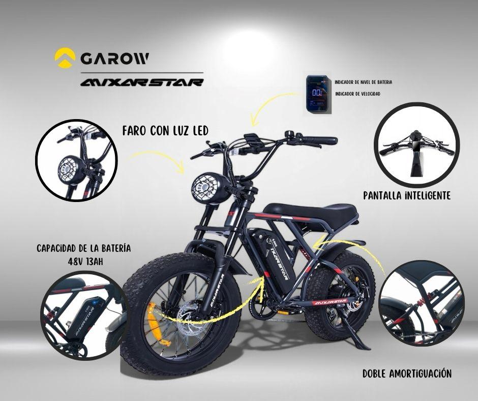 Foto 6 pulgar | Bicicleta Eléctrica Montaña Motor 500w 40km/h Para Adultos Mx18 GAROW