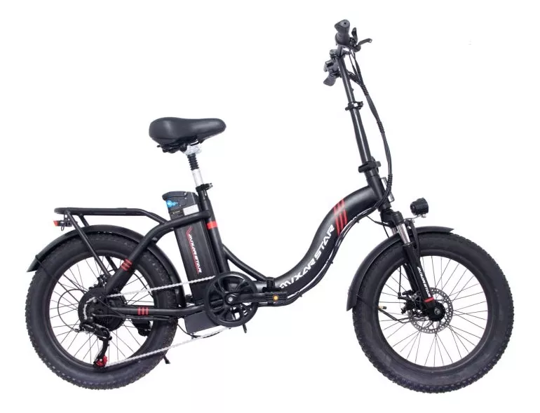 Bicicleta Electrica Plegable 40km/h 48v 13ah Adultos Negro Mx16 Garow