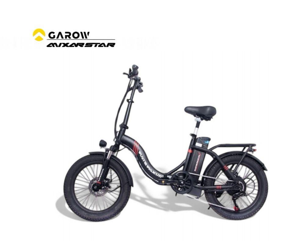 Foto 1 | Bicicleta Electrica Plegable Autonomia 40km Asistencia 100km velocidad 32km  48v 13ah Adultos Negro Garow