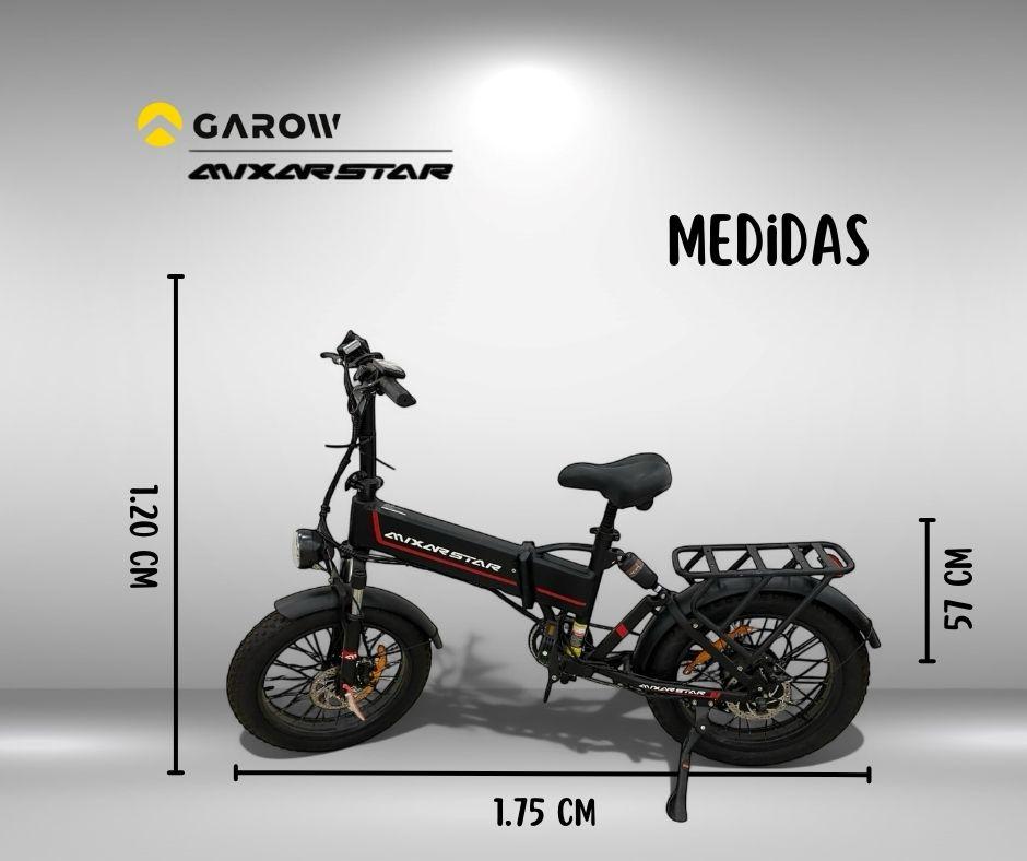 Foto 3 pulgar | Bicicleta Eléctrica Plegable Garow 48v 13ah 500w Mx20 Plegable Velocidades Shimano