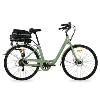 Foto 1 | Bicicleta Benotto City E@cosenza R700 7v. Unisex Electrica Frenos Doble Disco Mecanico Aluminio Gris Claro