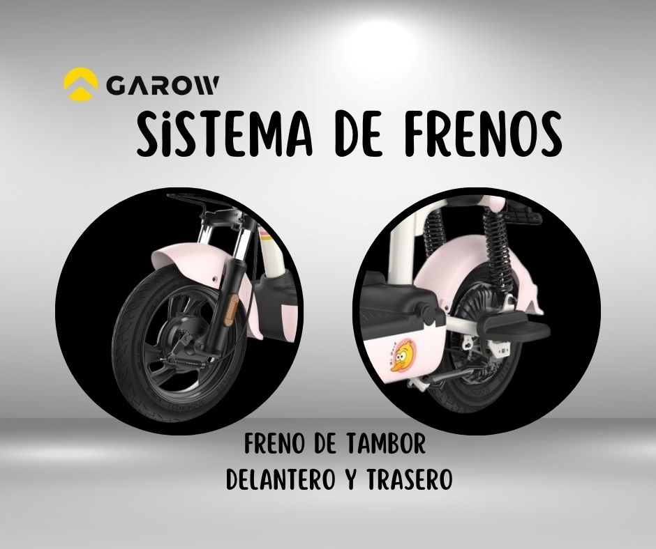 Foto 4 pulgar | Bicicleta Electrica 2 Personas Color Rosa Garow Motor 500w Velocidad 32/35km Autonomia 40/45km