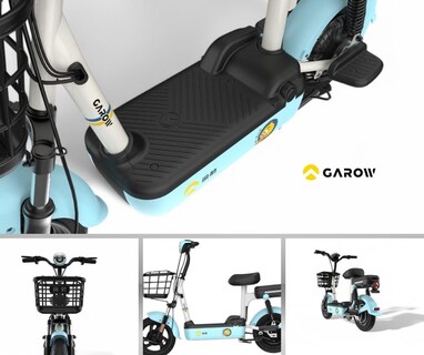 Foto 5 | Bicicleta Electrica 2 Personas Color Rosa Garow Motor 500w Velocidad 32/35km Autonomia 40/45km