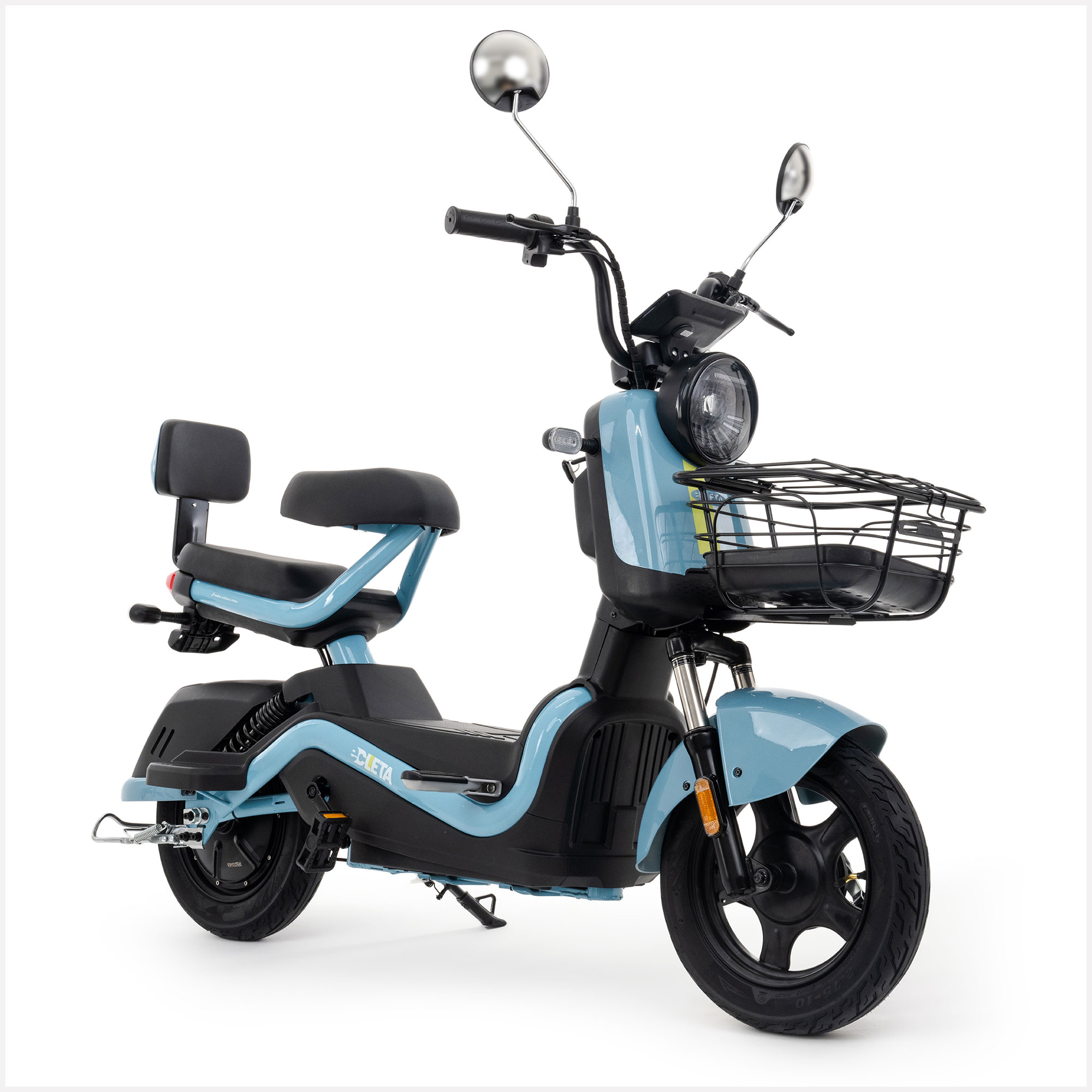 Bicicleta Eléctrica E-Cleta Átomo con Doble Asiento Velocidad 40 km/h