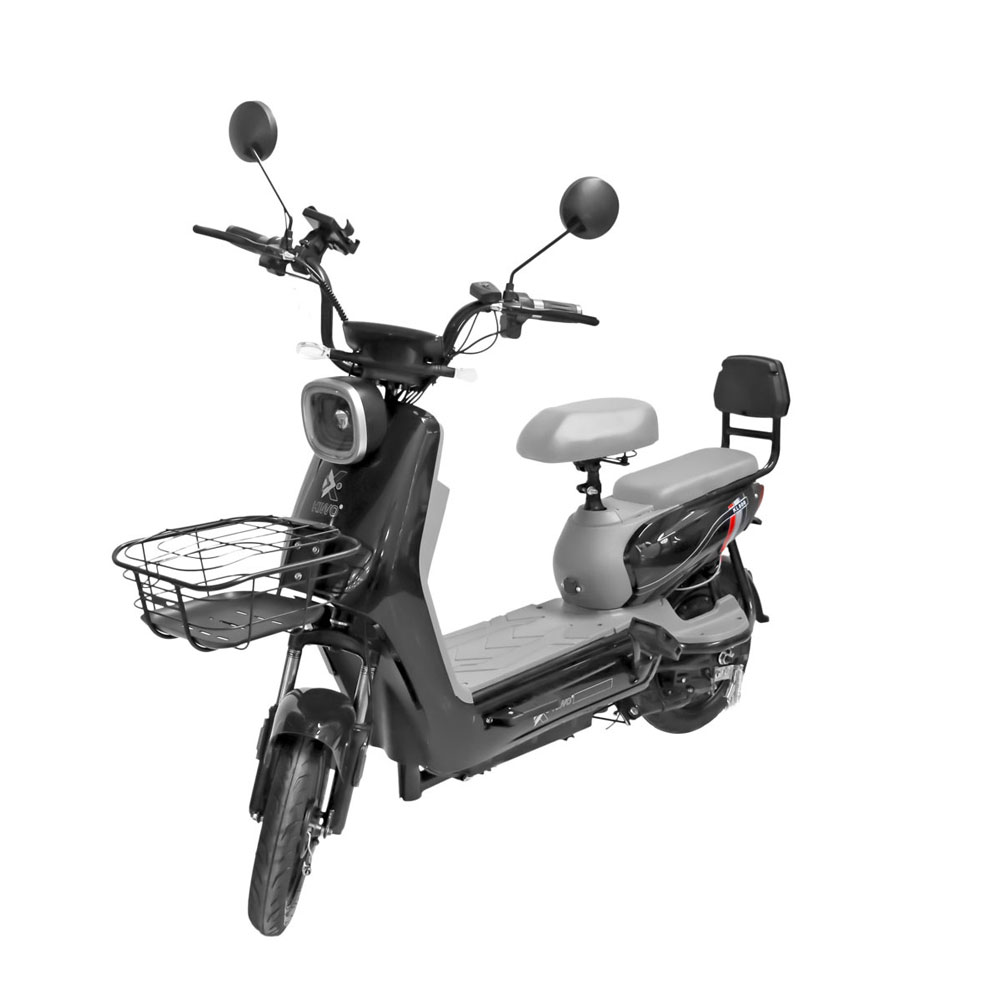 Bicicleta Eléctrica Negro Con Gris Kiwo Kl 800