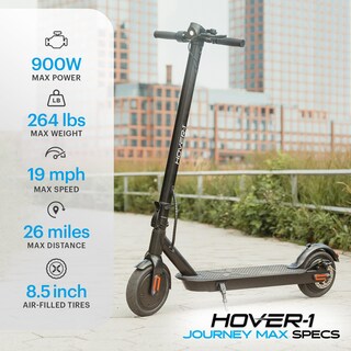 Foto 2 | Patinete Eléctrico Hover-1 Journey Max Para Adultos, 700 W, 26 Km De Alcance - Venta Internacional.