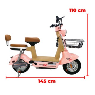 Foto 8 | Bicimoto Eléctrica Twin Plus Color Rosa, Bikeon