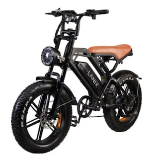 Foto 1 | Bicicleta Eléctrica Motor 750 W Lanix XB3 Rodada 20 Negra