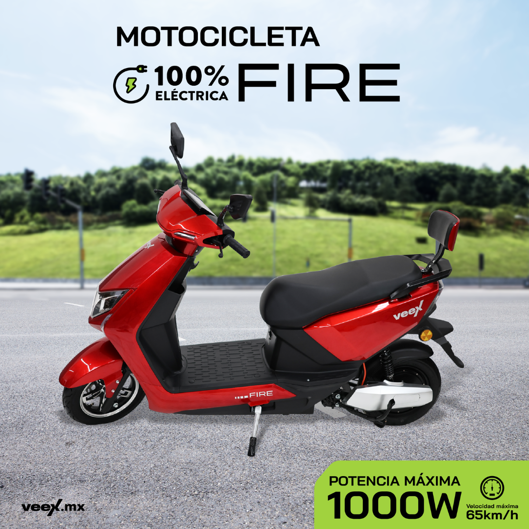 Foto 3 pulgar | Motocicleta Eléctrica Fire