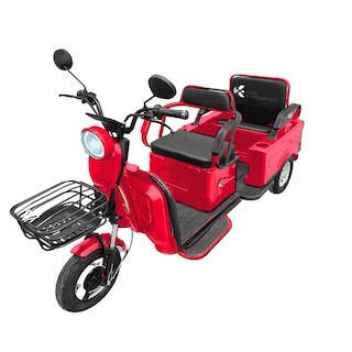 Foto 1 | Triciclo Eléctrico Kiwo Con Techo Rojo Waldos Bty003