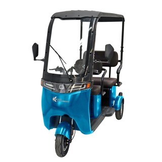 Foto 1 | Triciclo Eléctrico Kiwo Con Techo Azul Waldos Bty002